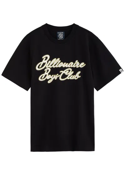 Billionaire Boys Club Logo-print Cotton T-shirt In Black