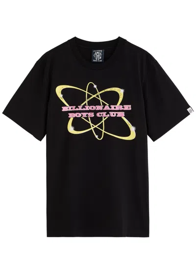 Billionaire Boys Club Logo Printed Cotton T-shirt In Black