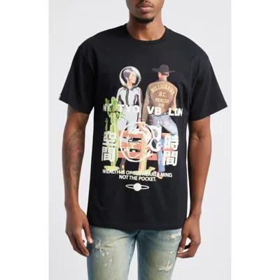 Billionaire Boys Club Lovers Cotton Graphic T-shirt In Black