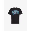 BILLIONAIRE BOYS CLUB MENS BLACK ARCH BRANDED-PRINT COTTON-JERSEY T-SHIRT