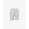 Billionaire Boys Club Mens Heather Grey Arch Branded-print Cotton-jersey Shorts In Heather Grey
