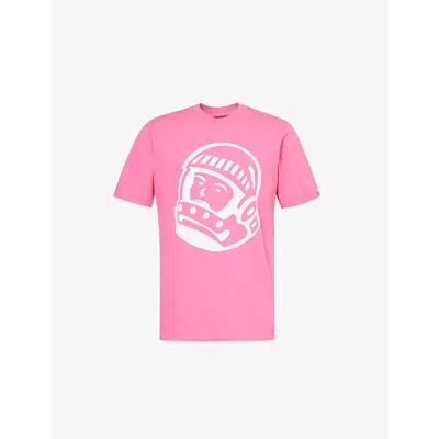 Billionaire Boys Club Mens Pink Astro Helmet Branded-print Cotton-jersey T-shirt