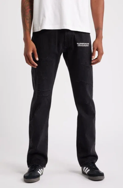 Billionaire Boys Club Mercer Ripped Jeans In Dark Hive