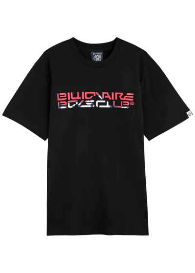 Billionaire Boys Club Mountain Logo-print Cotton T-shirt In Black