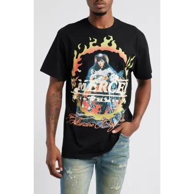 Billionaire Boys Club Oversize Mercer Motorcycle Graphic T-shirt In Black