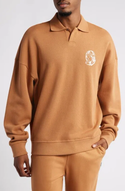 Billionaire Boys Club Paradox Cotton Graphic Polo Sweatshirt In Lion