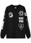 Billionaire Boys Club Printed Cotton Top In Black