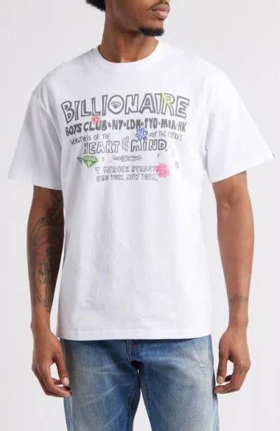 Billionaire Boys Club Satellites Graphic T-shirt In White