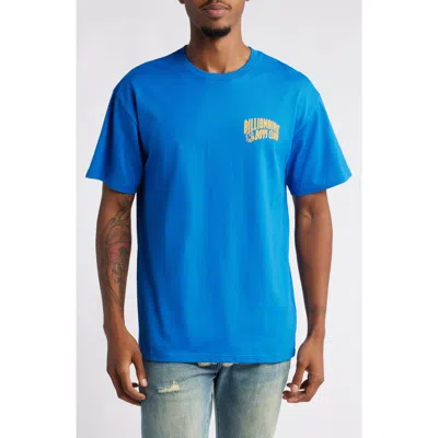 Billionaire Boys Club Small Arch Logo Cotton Graphic T-shirt In Turkish Sea