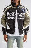 Billionaire Boys Club Space Suit Oversize Racer Jacket In Black