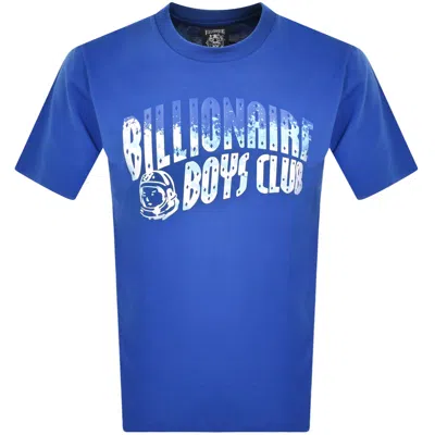 Billionaire Boys Club Great Wave Fill Arch Logo T Shirt Blue