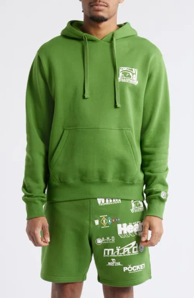 Billionaire Boys Club Whm Cotton Graphic Hoodie In Cactus