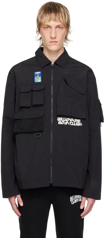 Billionaire Boys Club Black Zip Jacket In Black  