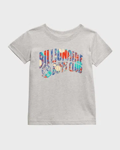 Billionaire Boys Club Kids' Boy's Arch Graphic Logo-print T-shirt In White