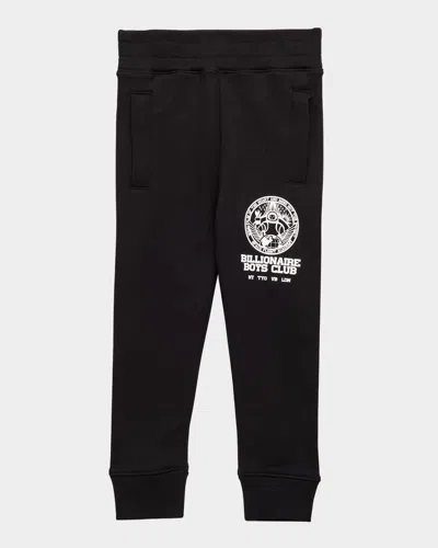 Billionaire Boys Club Kids' Boy's Collegiate-inspired Sweatpants In Black