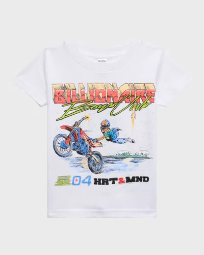 BILLIONAIRE BOYS CLUB BOY'S GRAPHIC MOTO T-SHIRT
