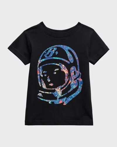 Billionaire Boys Club Kids' Boy's Helmet Graphic T-shirt In Black