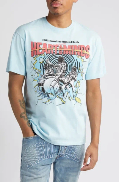 Billionaire Boys Club Breakout Cotton Graphic T-shirt In Crystal Blue