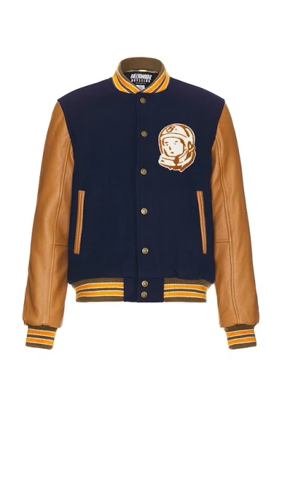 Billionaire Boys Club Cadet Varsity Jacket In 中世纪蓝