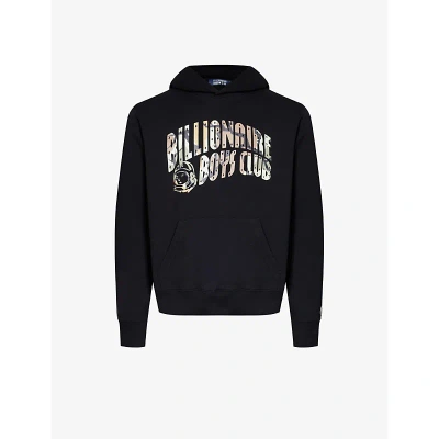 Billionaire Boys Club Mens Black Camo Arch Logo-print Cotton-jersey Hoody