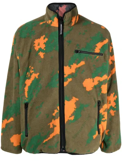 BILLIONAIRE BOYS CLUB CAMOUFLAGE-PATTERN REVERSIBLE JACKET