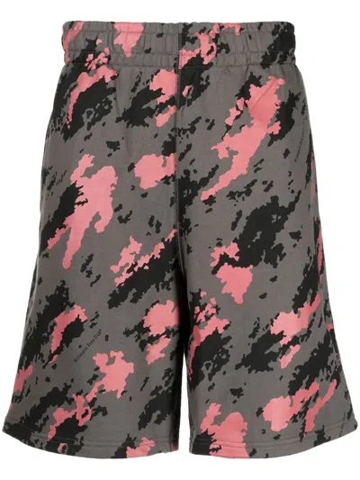 Billionaire Boys Club Camouflage-print Bermuda Shorts In Grau