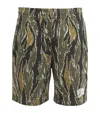 BILLIONAIRE BOYS CLUB CAMOUFLAGE PRINT SWEAT SHORTS