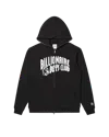 Billionaire Boys Club Classic Curve Logo Full Zip Hoodie In Black