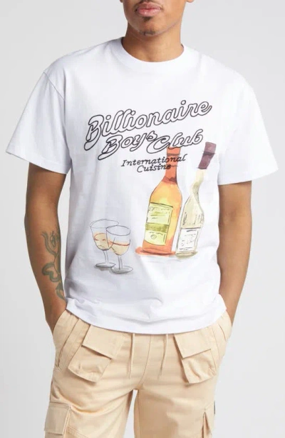 Billionaire Boys Club Cuisine Graphic T-shirt In Gardenia