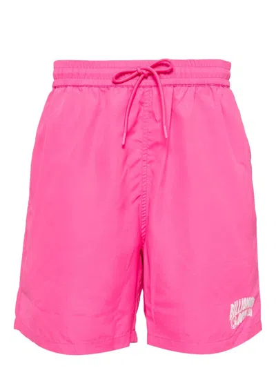 Billionaire Boys Club Diamonds And Dollars Swim Shorts In 粉色