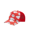 Billionaire Boys Club Diamonds & Dollars Trucker Cap In Red