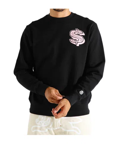 Billionaire Boys Club Dollar-logo Crew-neck Sweatshirt In Black