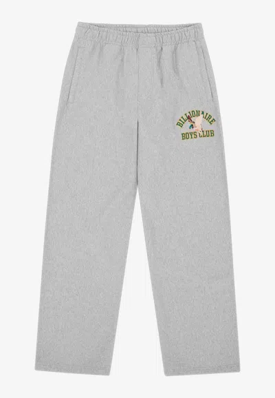 Billionaire Boys Club Duck Varsity Wide-leg Track Pants In Gray