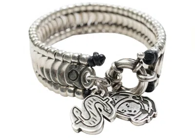 Pre-owned Billionaire Boys Club Eclipse Bracelet In Silver