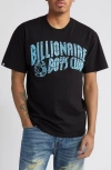 Billionaire Boys Club Embellish Arch Logo Cotton Graphic T-shirt In Black