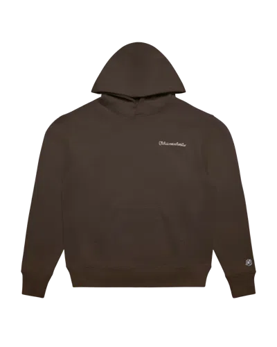 Billionaire Boys Club Kids' Embroidered Logo Hoodie In Brown