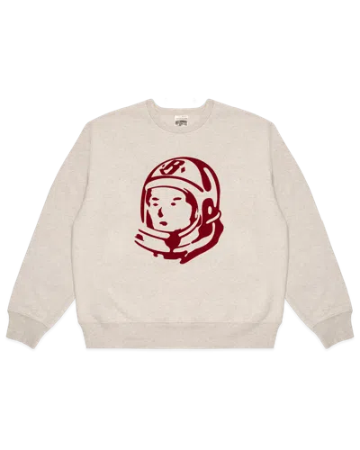 BILLIONAIRE BOYS CLUB FLOCKED HELMET HEAD CREWNECK 