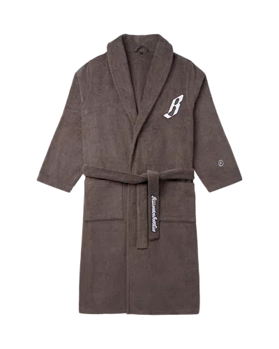 Billionaire Boys Club Kids' Flying B Robe In Charcoal