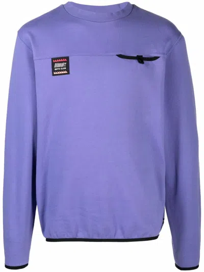 Billionaire Boys Club Graphic-print Cotton Jumper In Violett