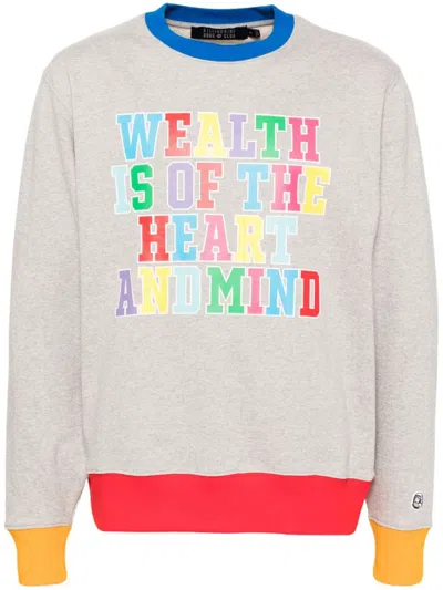 Billionaire Boys Club Graphic-print Hoodie In Grey