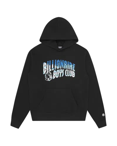 Billionaire Boys Club Kids' Great Wave Fill Arch Logo Popover Hood In Black