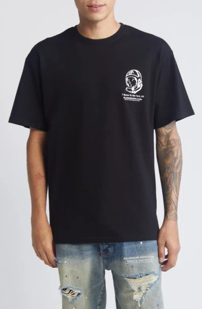 Billionaire Boys Club In Clouds Cotton Graphic T-shirt In Black