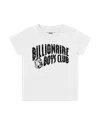 Billionaire Boys Club Kids Classic Curve Logo Tee In White
