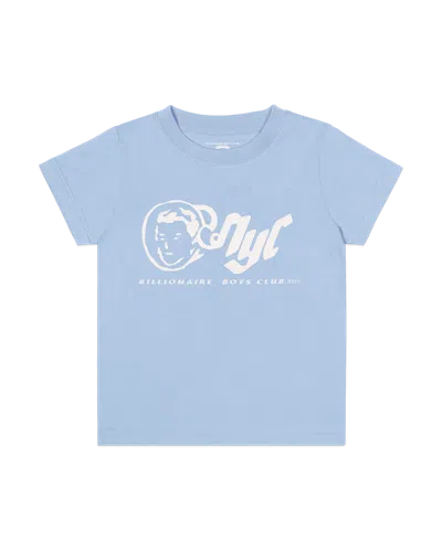 Billionaire Boys Club Kids Nyc Og Logo Tee In Chambray