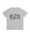 Billionaire Boys Club Kids Robot Arch Logo T-shirt In Heather Grey