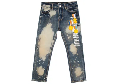Pre-owned Billionaire Boys Club Little Kids Merit Jeans In Blue
