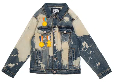 Pre-owned Billionaire Boys Club Little Kids Tiger Scout Jacket In Blue