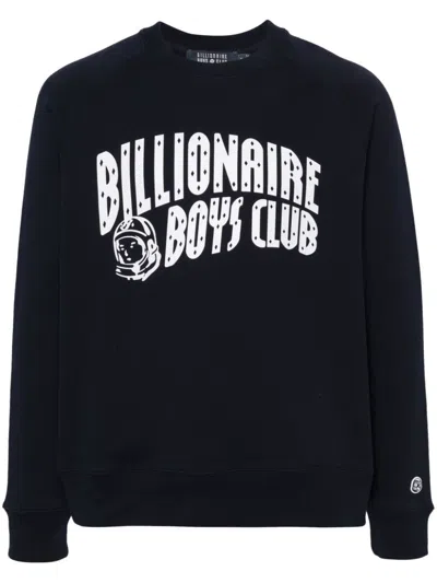 Billionaire Boys Club Logo Cotton Sweatshirt In Blue