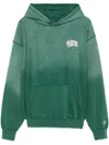 Billionaire Boys Club Mens Arch Logo-print Relaxed-fit Cotton Hoody Washed Green In Green