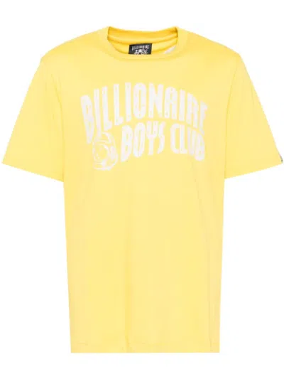 Billionaire Boys Club Logo-print T-shirt In Yellow